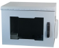 Preview: NRECW-074IP55GD  19" IP55 Wandgehäuse mit Glastüre 07HE 410x600x450