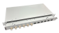 Preview: OV-06xLC-DK OM2 19 Zoll Spleissbox Leer 6xLC-DK OM2 1HE/12/gr 6Kup beige