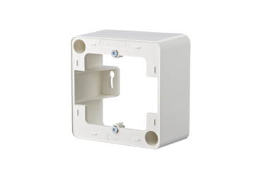 130829-4302-I  Metz Connect Aufputzrahmen 85 x 85 x 43 mm - 1fach, reinweiß