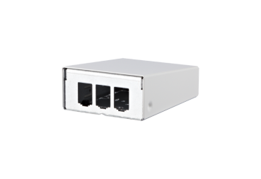 130861-0302-E   Metz Connect Modul AP-Gehäuse (CP | SCP | SO) / Modul AP-Gehäuse 3 Port reinweiß, unbestückt