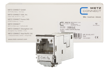 130910-Z  Metz Connect E-DAT modul Cat.6A 8(8) Buchse