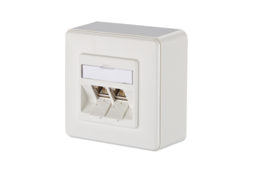 1309120002-E  Metz Connect E-DAT modul 2 Port AP Cat.6A, reinweiß