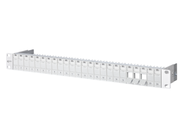 130920-00-E  Metz Connect Modul 19 Zoll Modulträger 1HE 24 Port lichtgrau unbestückt, geschirmt