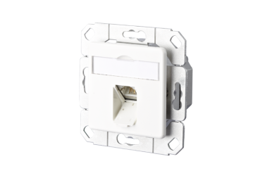 130C371102-I  Metz Connect E-DAT C6A 1 Port UPk reinweiß