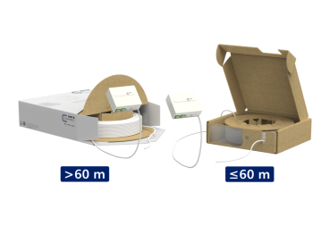 150C029HF0010E  OpDAT VADT splice 2xSC APC OS2 10 m vorkonfektionierte LWL-Dose MBO Compact 4,2mm
