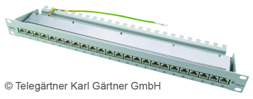 J02023A0050  19 Zoll Patchfeld Kat6a 24 Port