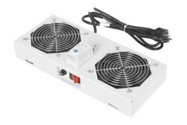 NREC-RMFT2B  19 Zoll Lüfter Inklusive 2 Lüfter mit Thermostat 1HE