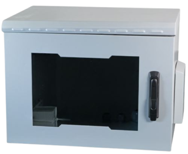 NRECW-074IP55GD  19" IP55 Wandgehäuse mit Glastüre 07HE 410x600x450