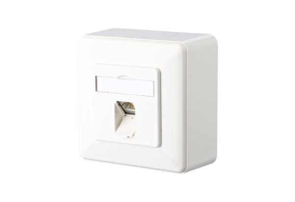 130737-0002I  Metz Connect E-DAT C6 1 Port AP reinweiß