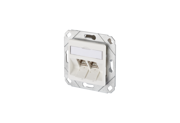 130B12D21102-E  Metz Connect C6Amodul 2 Port 270°M UPk reinweiß