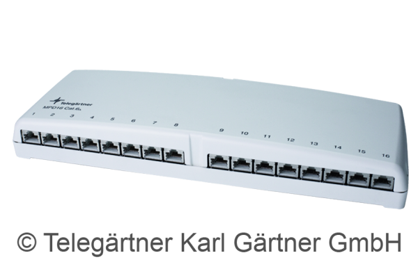 J02022A0067  Mini Verteiler Cat6a 16 Port