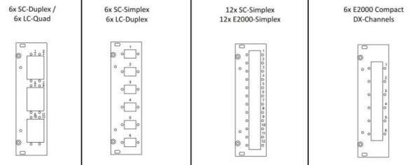 BGT06xLC-DK OM2  BGT-SpleissBox Leer 6xLC-D OM2 3HE/6/gr 6Kup beige